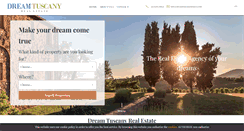 Desktop Screenshot of dreamtuscanyhouses.com